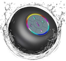 Bluetooth Shower Speaker with LED   Portable Wireless Mini Speaker with Mic  Su