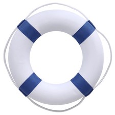 20 Inch Safety Life Preserver Ring Buoy for Swimming, Swim Foam 20", Blue