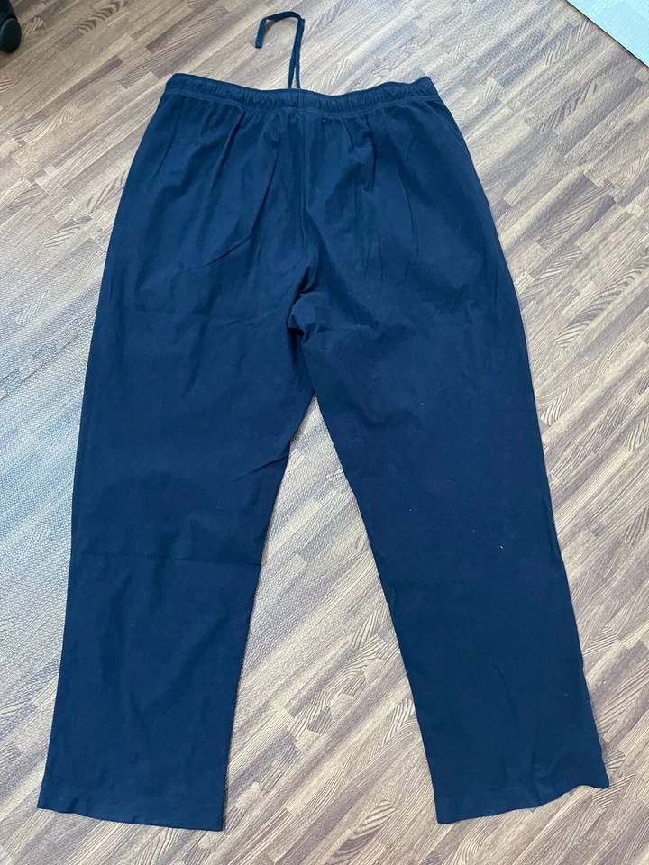 Pantalones con cordón Nautica Sleepwear para hombre color azul marino talla M mediano Foto 2 de 3