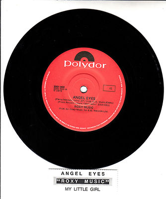 ROXY MUSIC & BRYAN FERRY  Angel Eyes 7'' 45 rpm record NEW + juke box title strip