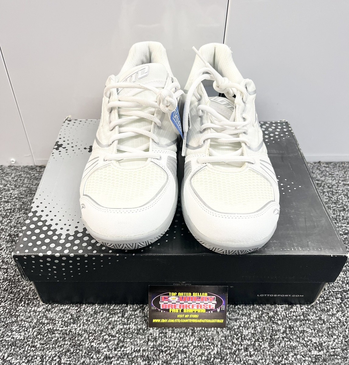 Lotto Stratosphere Speed Tennis Court Shoes White/Silver S3161