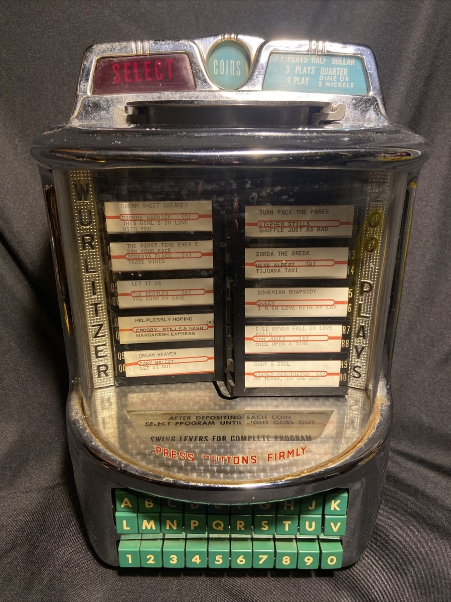 Wurlitzer Jukebox Wallbox 5250 200 Plays For Restoration | eBay