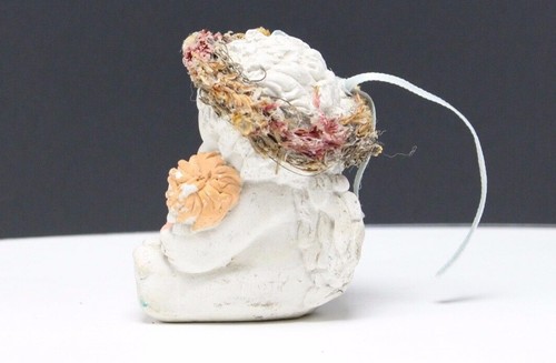 DREAMSICLES Two Cherub Angel Figurines Number 4 Sitting Holding Baby Signed - Picture 2 of 7