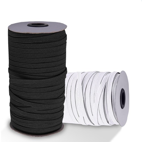 Bandas elásticas de 7 mm de ancho cordón plano para cintura coser ropa pantalones - Imagen 3 de 19