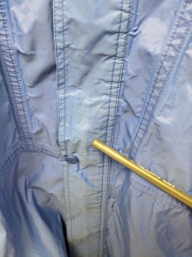 VTG Helly Hansen Helly-Tech Waterproof Windbreaker Rain Jacket Blue Packable L - Picture 10 of 13