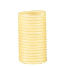 Beeswax Candle Refill Yellow 80 Hour Self Extinguishing Rustic Design