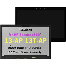 13.3in LCD FHD Touch Screen Assembly for HP Spectre x360 13-AP0107TU 13-AP0108TU