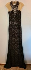 Size 2 Jovani 31468 Black Lace Formal w/Sweetheart Neckline - New With Tag