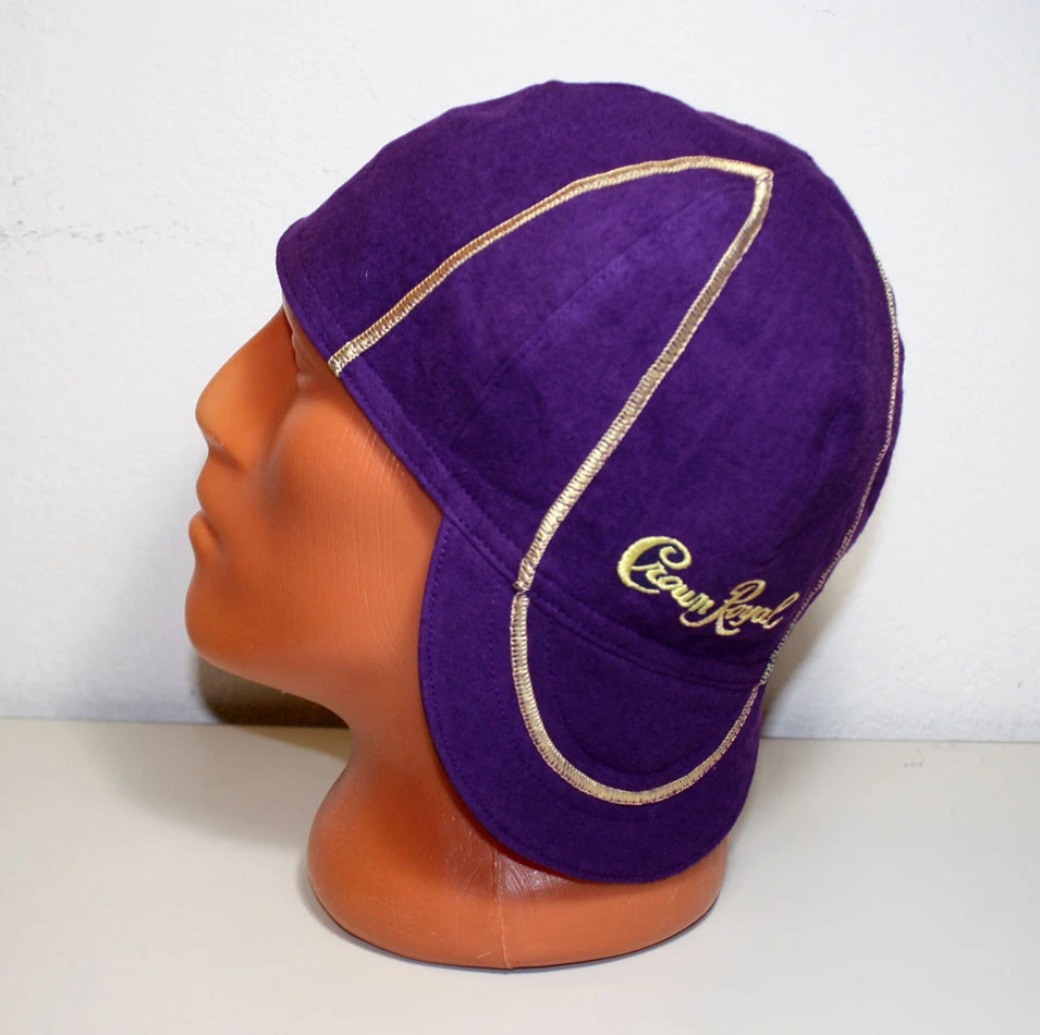 Purple Crown Royal. Welders Hats, Bikers Caps, Welding Cap Hat, Cotton