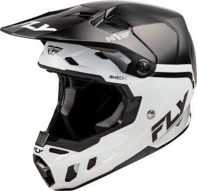 Fly Racing Formula-CC Objective Motorcycle Helmet - Black/White