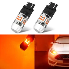 LASFIT 3157 3757 LED Turn Signal Light Canbus LED Bulbs Amber Anti Hyper Flash