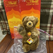 STEIFF MOLLY BEAR BAR PLUSH STUFFED ANIMAL BROWN TEDDY BEAR 0330/32 EXCELLENT