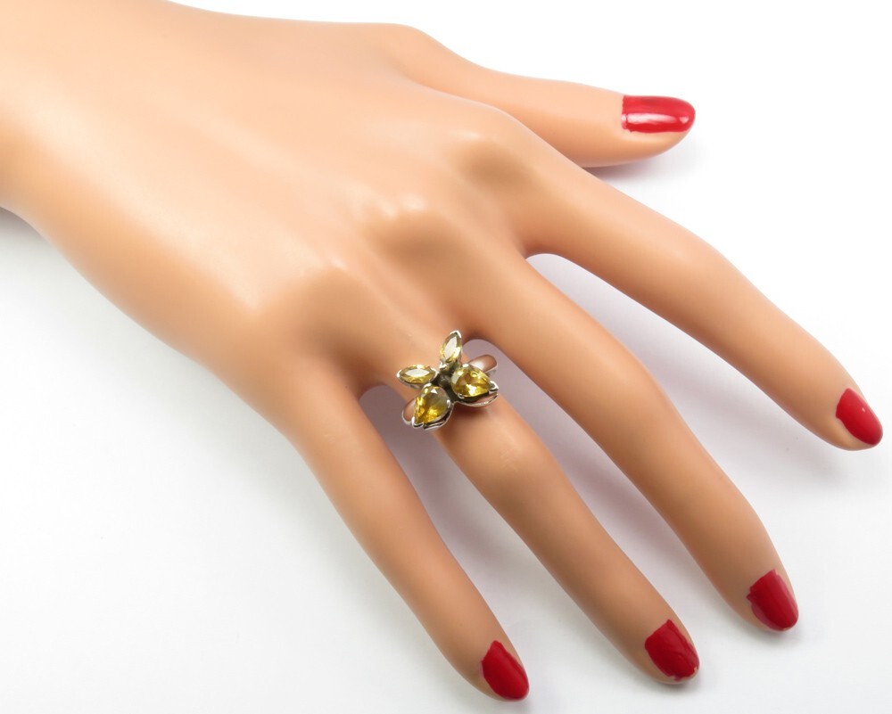 SILVER925 CITRINE MARQUISE RING/シルバー/リング Marquise Cut Citrine Ring | Sterling Silver – Burton's Gems