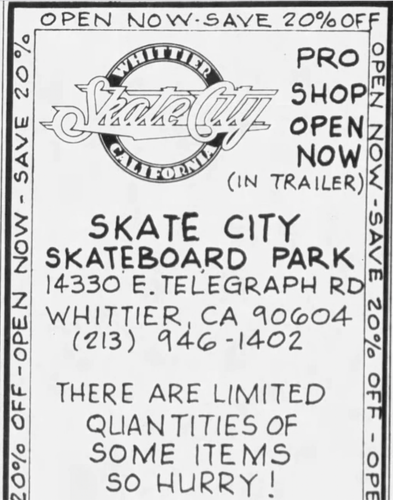 SKATE CITY SKATEPARK 70's retro shirt Powell Mountain skateboard - ALVA - Picture 6 of 6