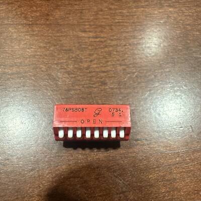 ( Lot Of 12 ) 76PSB08T Grayhill Switch , Lever Key Dil , 8 Way
