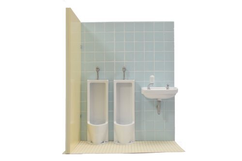 Oretachi no Otoko Benjyo Men's Toilet Diorama Model Kit Aoshima Milestone - Picture 3 of 8