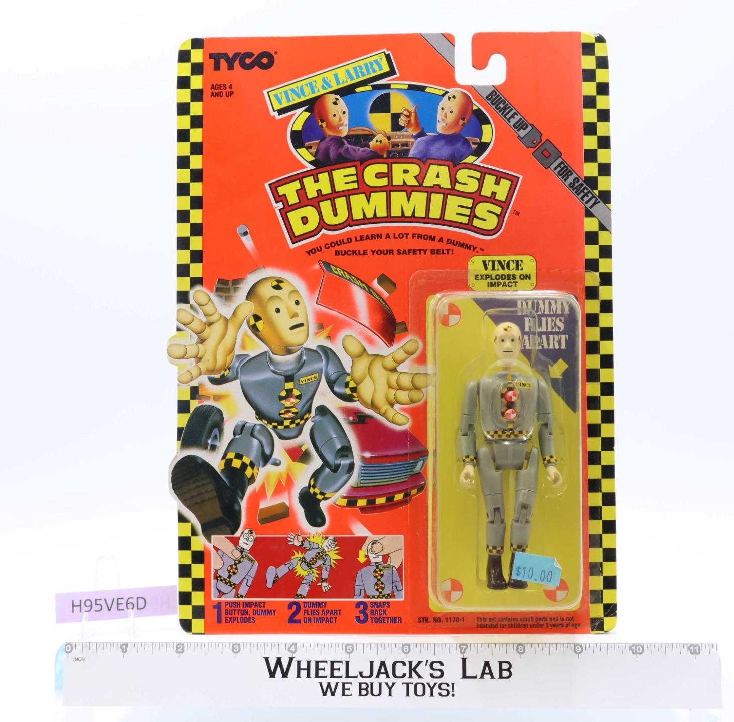 Vince The Incredible Crash Dummies 1991 Tyco Action Figure NEW MOSC