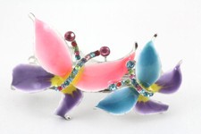 Colorful Wonderful Austrian Rhinestone Crystal Hair Barrette Clip