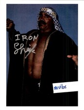 The Iron Sheik WWE Hall of Fame Autographed Signed 8 1/2 x 11 COA DECEASED  8x10
