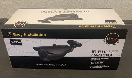 CRC Video Solutions TN501VR36, Telecamera Bullet IR integrata LED nuova con scatola grigia - Foto 3 di 7