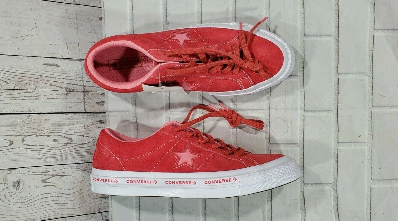 Sneakers Converse One Star OX 259815C Paradise in pelle scamosciata rosa GIOVENTÙ TAGLIA 6 5