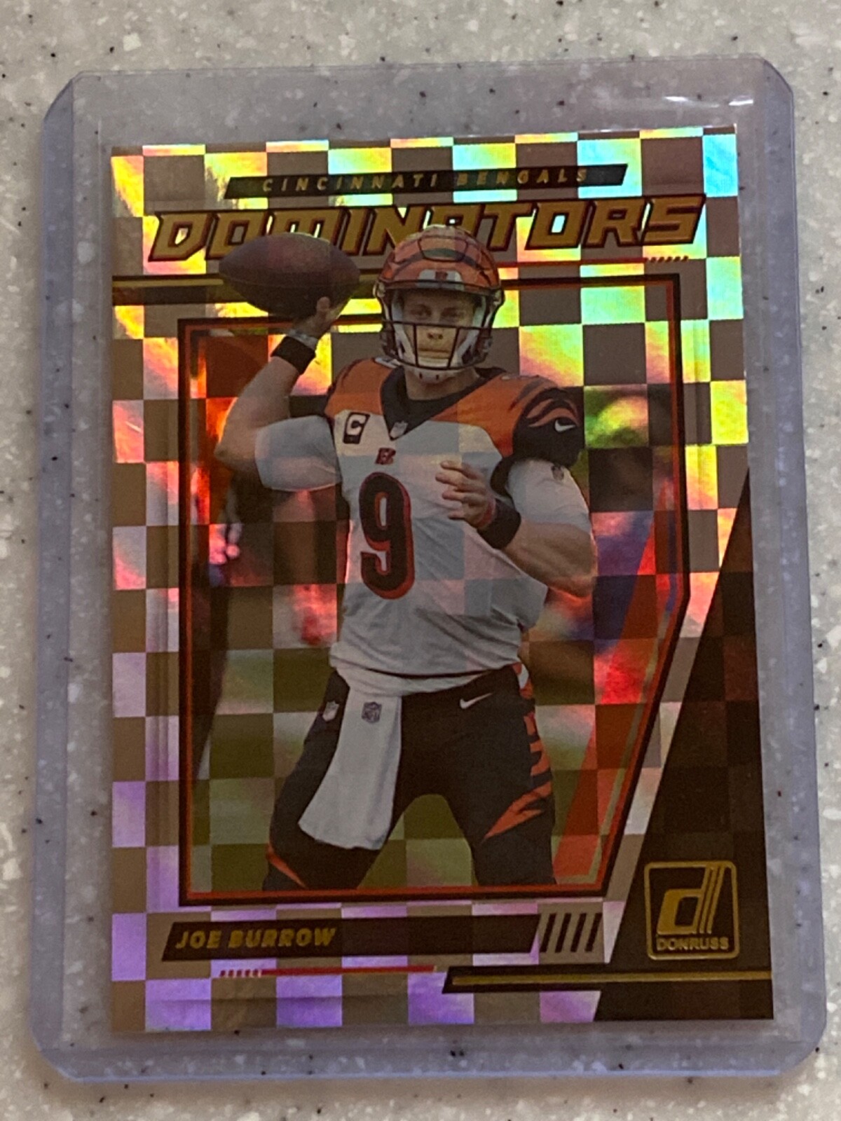 2021 JOE BURROW Panini Donruss DOMINATORS D6