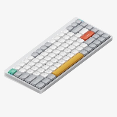 Nuphy Air75 V2 Mechanical Keyboard White Wireless Bluetooth 5.0 590g JAPAN NEW