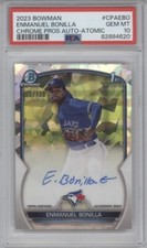 PSA 10- ENMANUEL BONILLA 2023 Bowman Chrome AUTO ATOMIC REFRACTOR RC 98/100