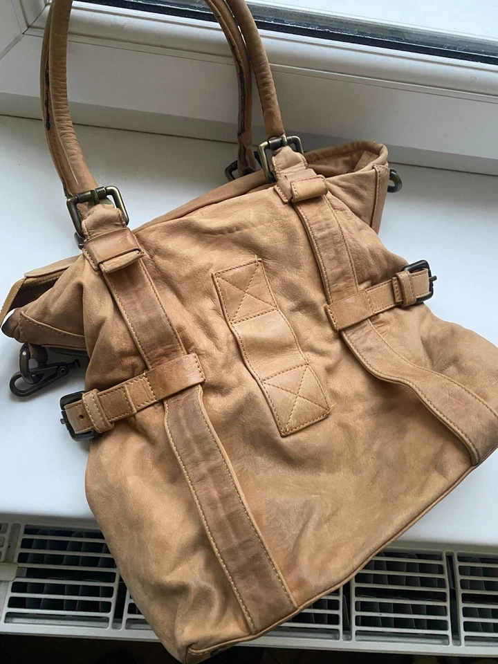 Bolso Belstaff Cuero Talla Mediana Hecho en Italia Vintage Foto 3 de 4