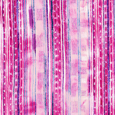 Petal Park Pathway Pink Stripe Cotton Fabric by RJR BTY - 第 1/3 張圖片