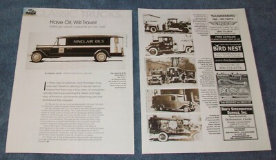 1920's-30's Mobil Gas Fueling Stations Info Article ''Have Oil, Will Travel''