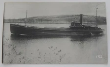 Steamship Steamer J. O. ELLISON real photo postcard RPPC