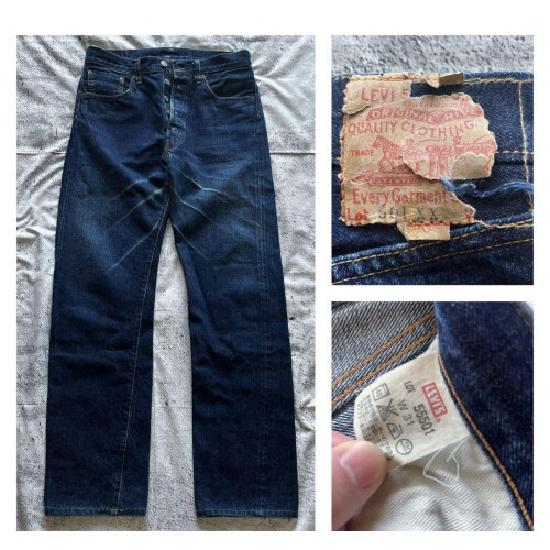 LEVI'S VINTAGE CLOTHING LVC / 55501 501XX denim pants W31 LEVI'S VINTAGE CLOTHING LVC / 55501 501XX denim pants W31