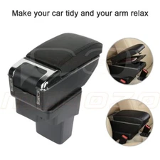 For Nissan Juke 2010-2015 Front Leather Console Container Armrest Storage Box