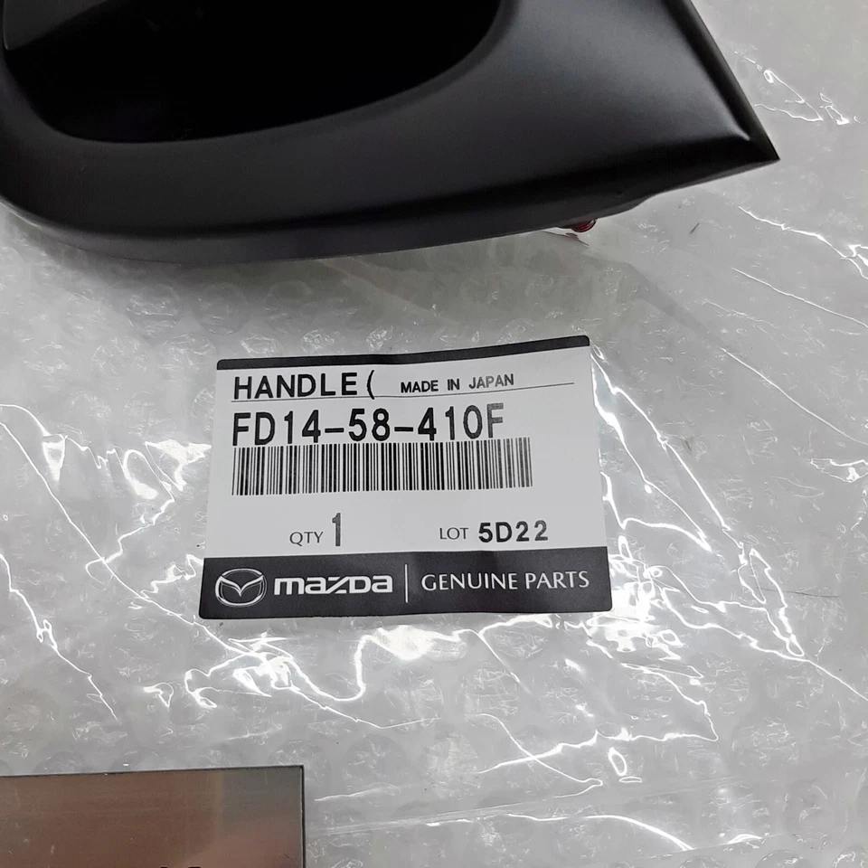 Juego de perillas de manija de puerta exterior (derecha y izquierda) Mazda OEM para FD3S RX7 RX-7 Foto 4 de 4