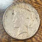 1925-S Peace Dollar Nice Original AU CHRC