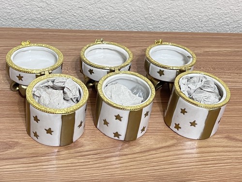 Christmas PRESENT Holiday GIFT, Gold Ribbon Set Of 3 Decorative Boxes - Picture 5 of 7