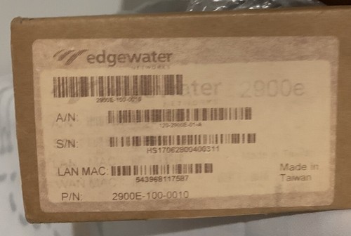 Edgewater 2900e Series Cloud 2 Edge Intelligent Router W Adapter & Ear rack - Picture 14 of 14