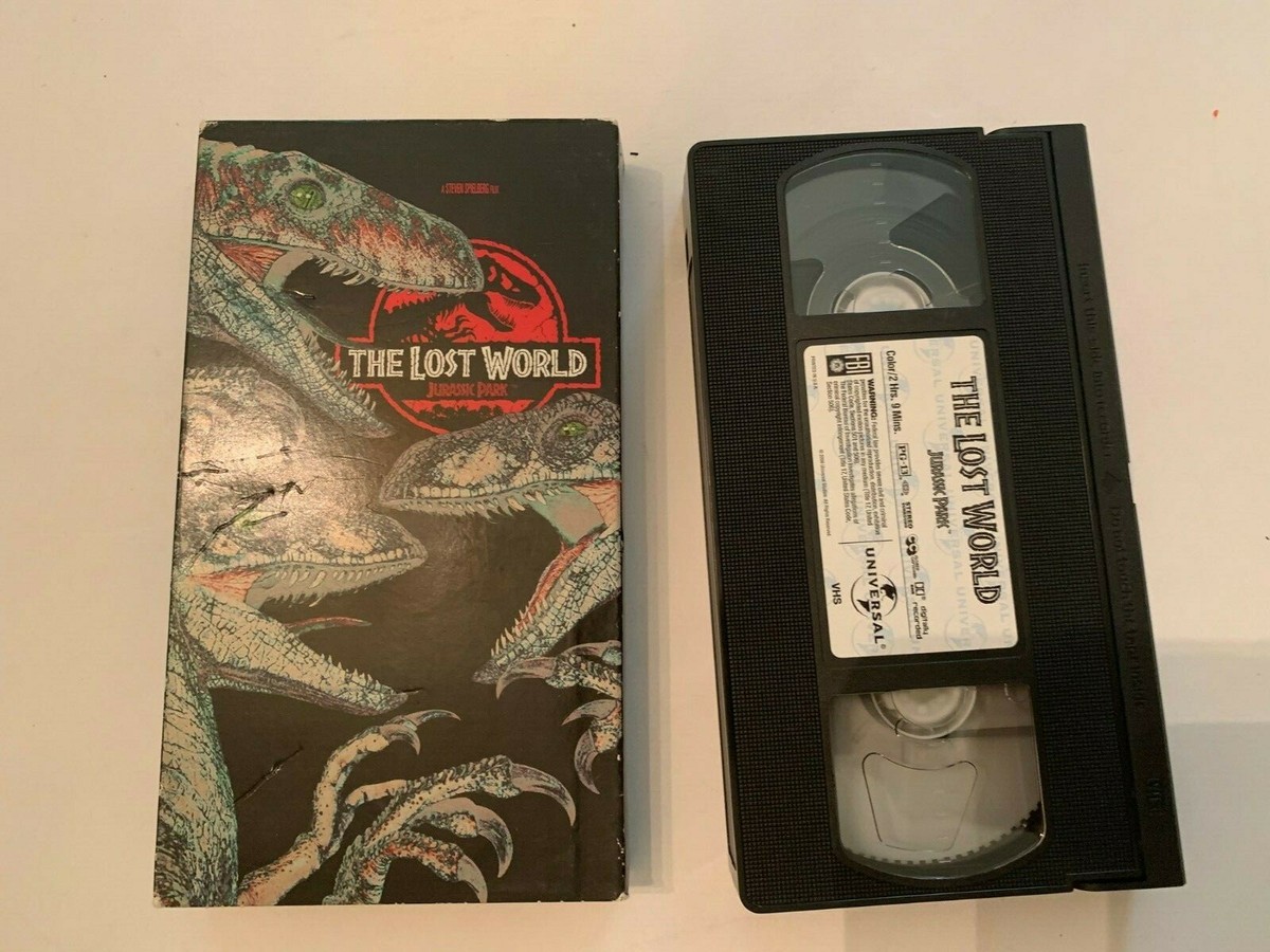 2001 Jurassic Park The Lost World VHS Video Tape Jeff