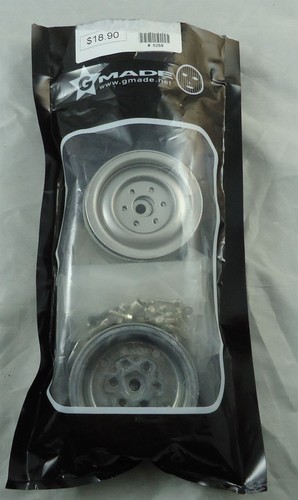 Gmade 1.9 SR03 Beadlock Wheels (Uncoated Steel) (2pcs) GMA70187