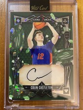 2024 Wild Card 5 Card Draw Colin Castleton Auto RC Green /3 Los Angeles Lakers