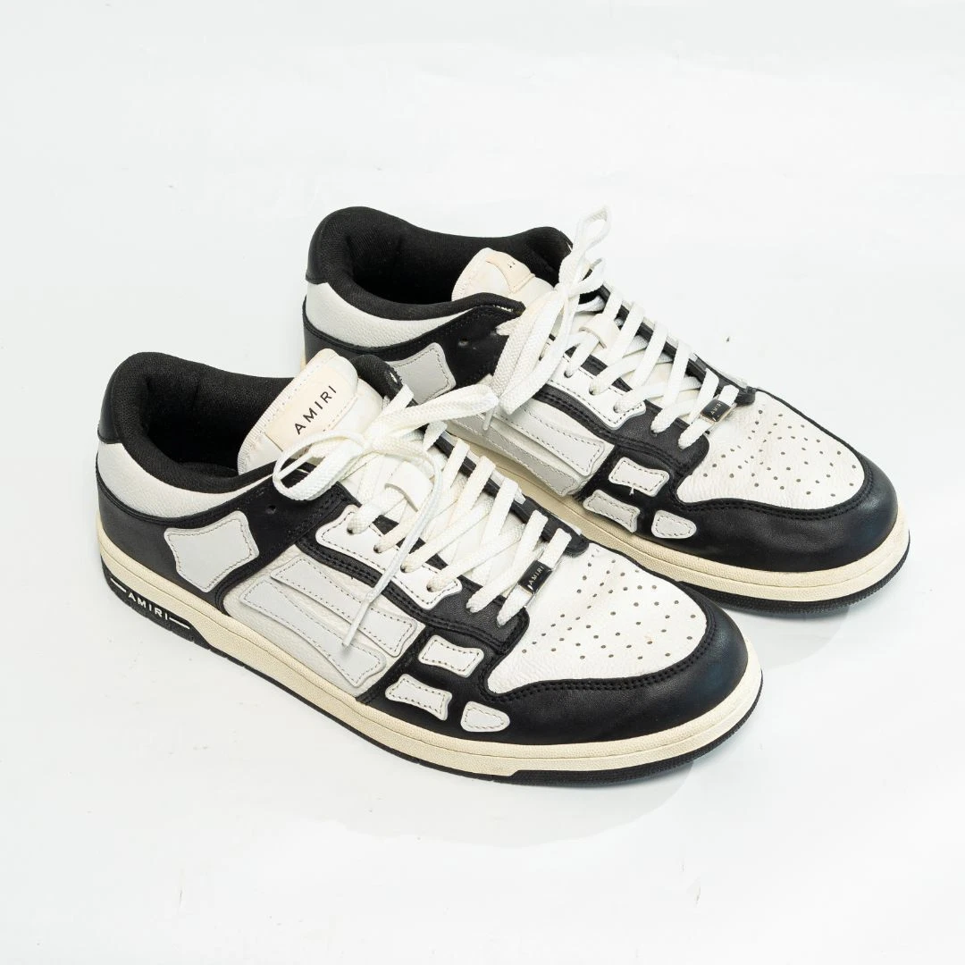 AMIRI SNEAKERS Sneakers Amiri 'Skel Top Low' bianco nero taglia US 12