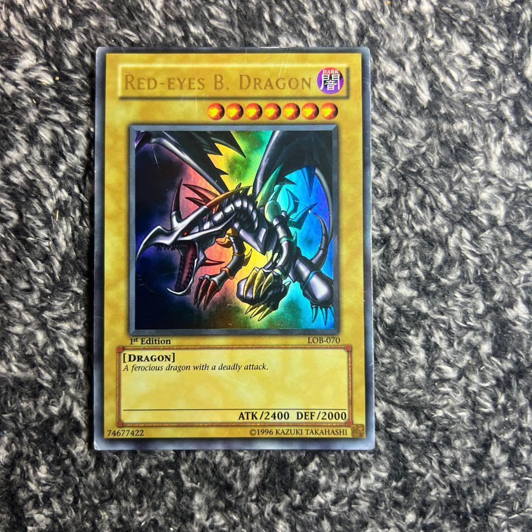LOB-070 Red-Eyes Black Dragon 1st Edition Ultra Rare Yugioh LOB-070 Red-Eyes Black Dragon 1st Edition Ultra Rare Yugioh