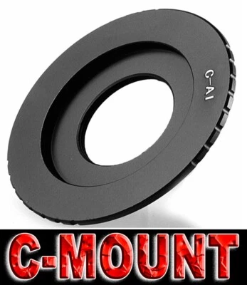 ANELLO ADATTATORE C MOUNT ADAPTER RING ADATTO A NIKON D780 D850 D6 D5 D7500 D750