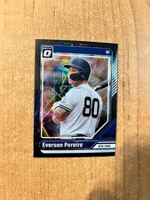 2024 Donruss Baseball - Everson Pereira - #91 Black Velocity Optic Prizm 09/39