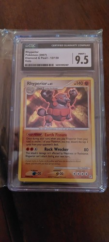 Rhyperior graded CGC 9.5 for sale on eBay