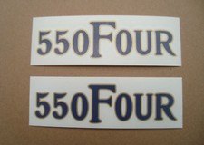 Honda CB 550 Four Seitendeckel - Dekor CB550F Seitendeckelschriftzuege decor