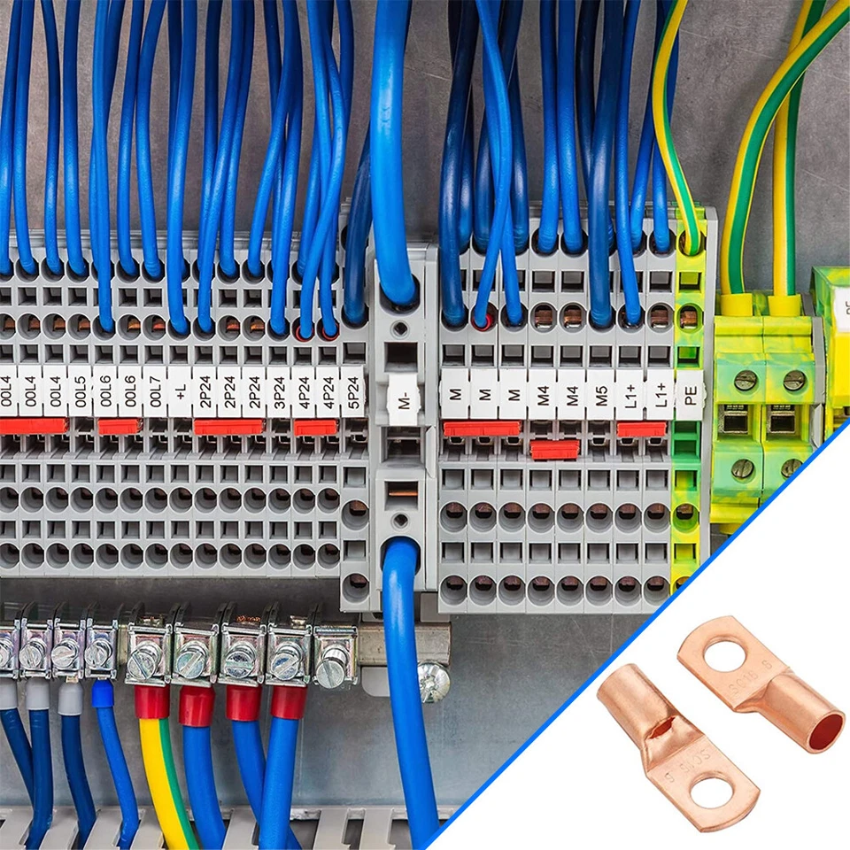 Ensemble 170 Pcs embouts de câbles de batterie en cuivre cosses de fil robustes - Photo 4/4