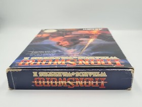 NES IronSword Wizards & Warriors II con scatola originale e istruzioni FRA