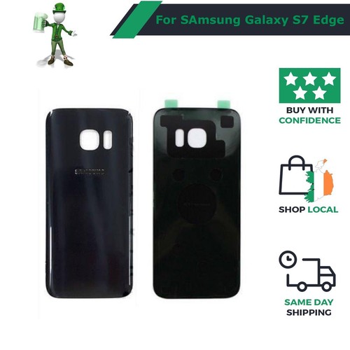 For Samsung Galaxy S7 Edge Back Glass Rear Battery Cover Replacement